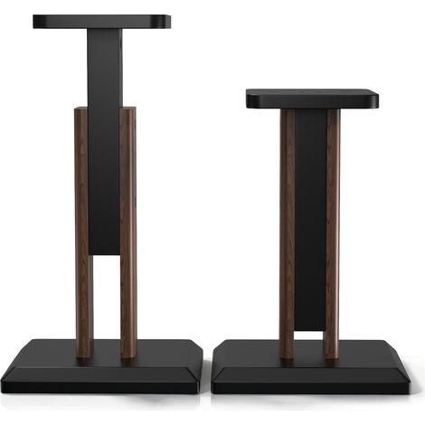 1 Paire Pieds d'enceintes Hifi en Bois Réglables en Hauteur 65 cm Support Stable pour Enceinte Monitoring 4 à 10 pouces Charge 18 kg par pied Compatibilité Universelle Montage Facile pour Home‑Cinéma