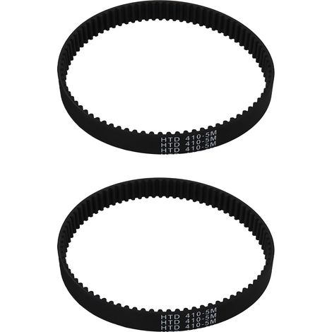 2 courroies de distribution en caoutchouc HTD-5M 82T 410 mm x 15 mm x 3,6 mm (1/5)