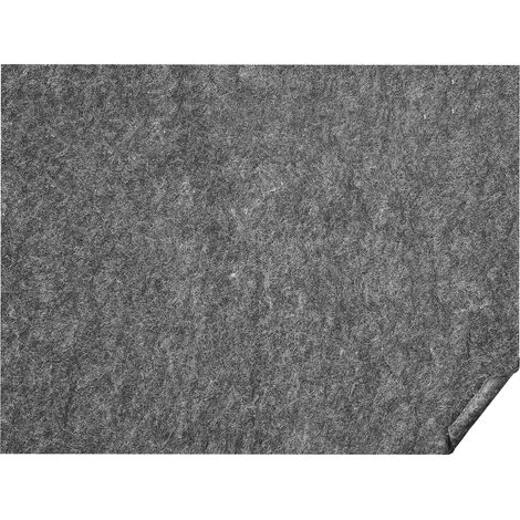 VEVOR Tappetino Protettivo per Pavimento 2750 x 3660 mm, Spessore 6 mm Feltro a Doppia Superficie, Ambito Area 10-11㎡ Grigio Comfort Premium Sotto Piedi per Pavimenti