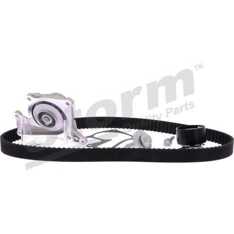 Kit de distribution avec pompe à eau compatible Dacia 11 9A 025 (1/5)