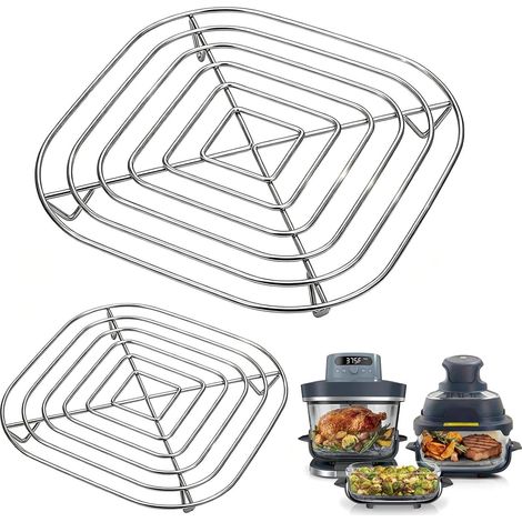 Grille inox Airfryer 2 pièces pour CRISPi FN101EU (1/5)