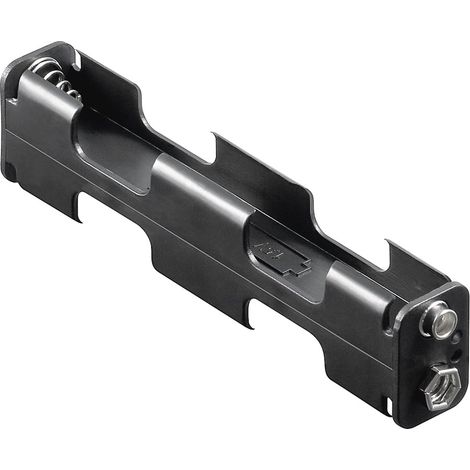 Goobay 10881 Batteriehalter 4x Mignon (AA) Druckknopfanschluss (L x B x H) 110 x 26 x 16 mm (1/2)