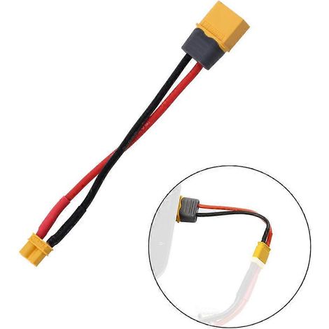 Adaptateur de connecteur XT60 femelle vers XT30 mâle, XT30 femelle vers XT60 mâle, XT-60 femelle vers XT30 mâle (1/5)