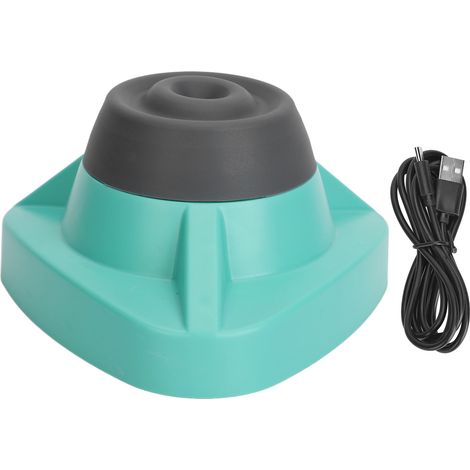 Agitateur rechargeable 10000tr/min pour encre de tatouage, pigment gel, vernis à ongles, adhésifs cils - outil de mélange vert (1/5)