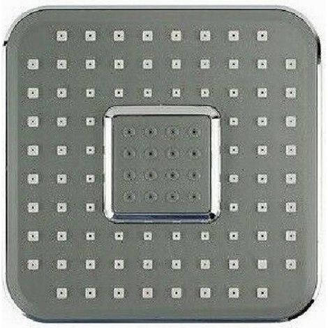 Trade Shop - DUSCHKOPF 15X15CM DÜSEN LÖCHER BADEZIMMER HOCHDRUCKMISCHER 59162 QUADRO - (1/2)