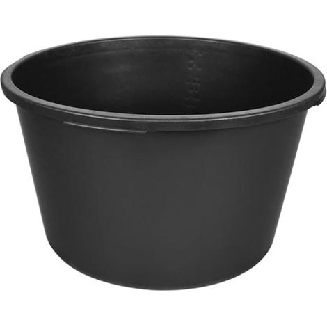 Toolland Mörtelkasten, rund, Kunststoff, schwarz, 90 Liter