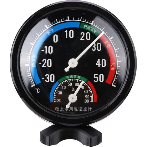 Thermomètre Hygromètre 2 en 1 pour Terrarium Reptile Tortue Araignée