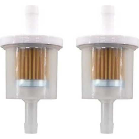Lot de 2 filtres à carburant pour tondeuse autoportée, tracteur de pelouse, nombreux moteurs Briggs & Stratton 493629 691035 695666 AM108356 Tecumseh 34279 A (1/4)