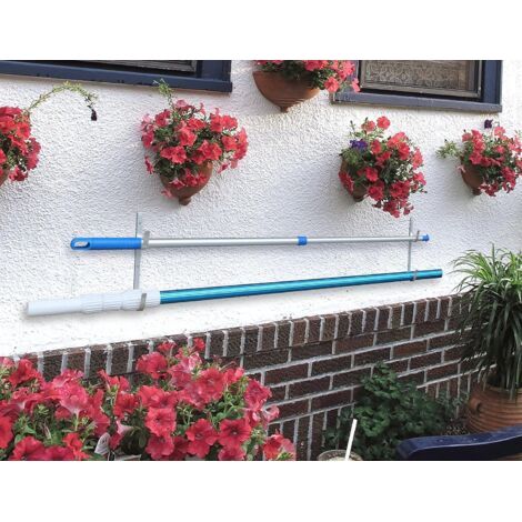 Kit 4 Supporti Premium in Alluminio per Asta Telescopica, Ideale per Accessori Piscina e Giardino (1/3)