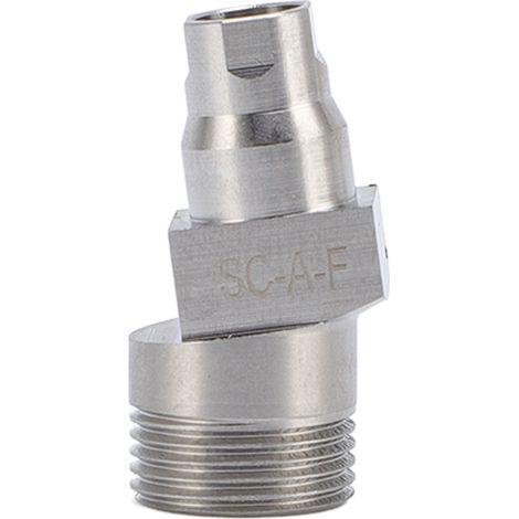 Adaptateur Femelle SC Angle pour Inspection Fibre Optique - Stainless Steel 2.5mm pour Détecteur 400X (1/5)