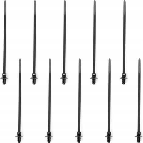 10x universelle Kabelbinderclips 6x170mm (1/4)