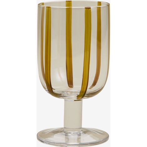 SKLUM Pack mit 4 Weingläsern 27,5 cl aus Jalviana-Glas Leichter Senf (1/5)