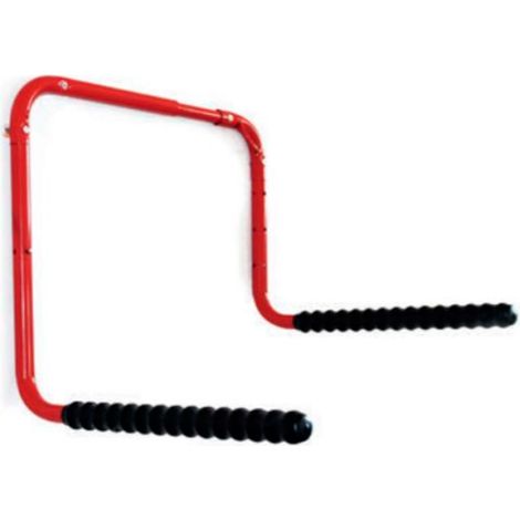 Soporte para Bicicleta Fabricado en Acero Acabado en Rojo Gran Capacidad de Carga Medidas 500475490 mm Sistema de Fijación Atornillado 1 Unidad - (1/5)