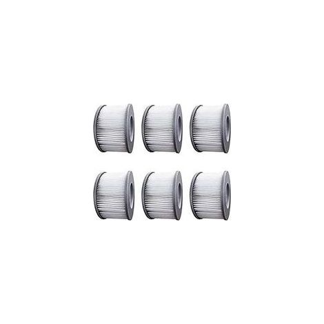 Set mit 6 Filtern für aufblasbare MSPA-Whirlpools, verbesserte Version, Filterkartusche kompatibel mit allen aktuellen Whirlpools (1/5)