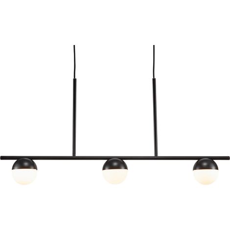 Suspension CONTINA 3-Spot Métal Noir, H.41.3 - IP20 - G9 /Nordlux Intérieur (1/4)
