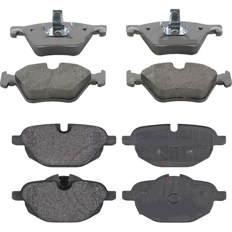 KIT PASTIGLIE FRENO ANTERIORI E POSTERIORI compatibile con BMW 5 (F10,F11) / PASTIGLIE FRENANTI AUTO OEM FDB4380 FDB4285,FDB4376 FDB4286 / SOSTITUZIONE DIRETTA / BASSA POLVERE / SILENZIOSO (1/4)