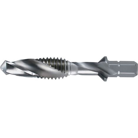 Kombigewindebohrer HSS 1/4 Zoll 6KT M4x3,3mm Steig.0,70mm RUKO (1/5)