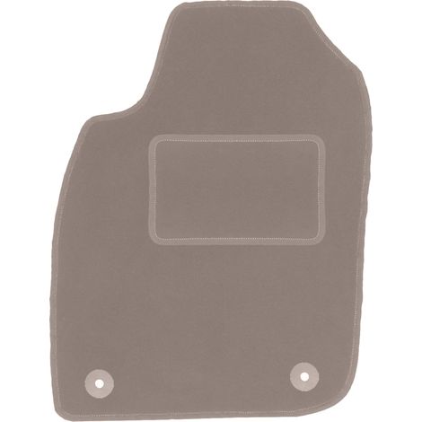 Alfombrilla de conductor beige para: Audi A6 C5 avant, familiar, sedán, quattro, allroad (1997-2005)