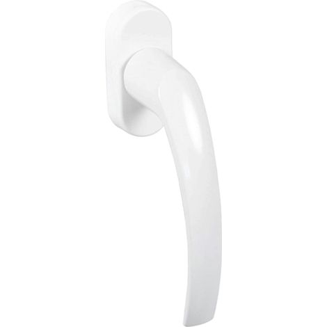 Poignée de fenêtre blanche Poignée de fenêtre en plastique Sans cylindre de verrouillage 1 pièce (1/3)