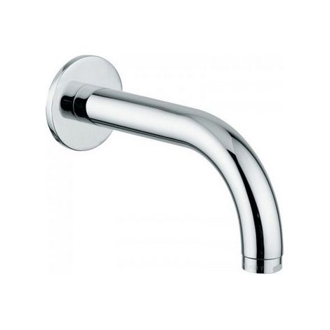 BOCCA DI EROGAZIONE MINIMALE FISSA A PARETE- cm 16- IDRAL- pezzi 1 (1/2)