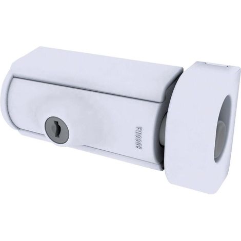 Verrou pour fenêtre type Securit'Lock en s'entrouvrant sur n°6880 coloris blanc - SOCONA