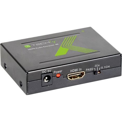 Techly IDATA HDMI-EA convertidor de audio Negro (1/4)