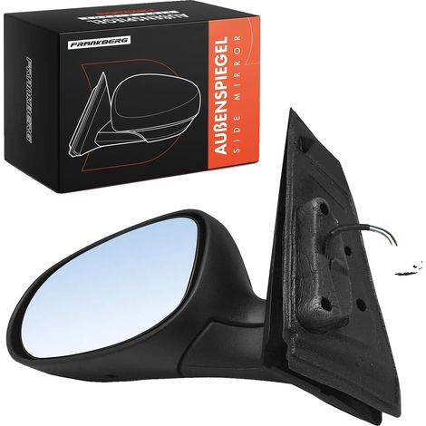 Espejo retrovisor exterior izquierdo, de accionamiento eléctrico, tipo convexo, conector de 5 pines, compatible con vehículos Ford, con volante a la izquierda. (1/5)
