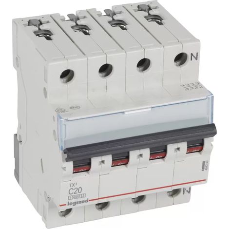 Legrand LS-SCHALTER C20A 3P+N 10KA 4TE (404240 TX3) (1/2)