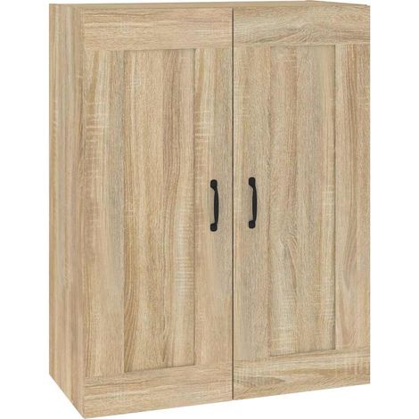 Maison Exclusive - Armadietto Pensile a Parete Rovere Sonoma 69,5x32,5x90 cm (1/5)