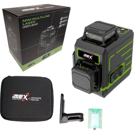 Imex ELX3 Mini Multi-line Laser USB Charge Magnetic Bracket + Target Plate Inc