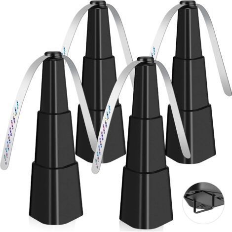 4er-Set Fliegenventilatoren für Tische – Fliegenabwehr für den Innen- und Außenbereich – Tragbar und automatisch für Picknicks, Restaurants, Partys und Zuhause (1/5)