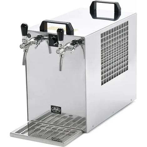 Distributeur d'eau pétillante Soda Kontakt 70, 2 becs verseurs, ligne verte, capacité 70 litres/heure, idéal pour restaurants et bars professionnels (1/5)