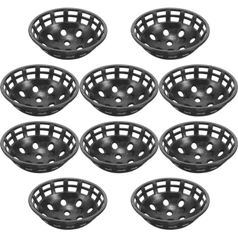 CCYKXA  10-Piece Drainage Mats for Flower Pots and Bonsai, Breathable, Anti-Soil Loss Plant Mats, Plastic Plant Protectors, Medium Pot Bottom (1/5)