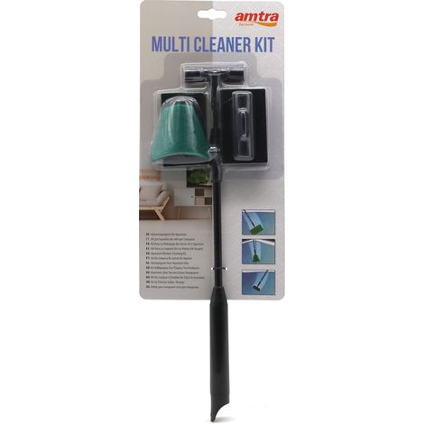 Set 6 pezzi Amtra Multi Cleaner Kit per la Pulizia dei Vetri dell’Acquario