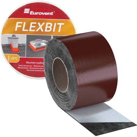 Flexbit Bitumenband 100 mm x 10 m RAL 8017 (1/5)