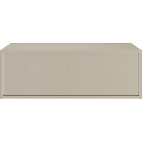 Mobile sotto lavabo sospeso - Colore beige - 94 cm - TEANA II (1/3)
