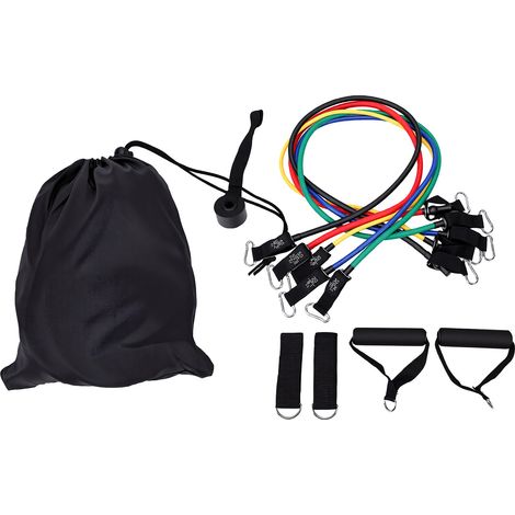 Bandes de résistance pour hommes et femmes, 150lb, avec poignées d'ancrage de porte, sangles de cheville (1/5)