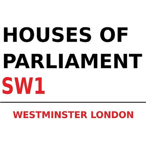 Panneau en bois 30x40 cm, Palais de Westminster, Londres SW1 (1/3)