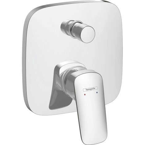 Hansgrohe Logis Miscelatore monocomando vasca ad incasso per iBox universal con valvola antiriflusso in accordo con la norma EN1717, 71407000