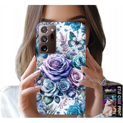 Coque pour Samsung Note 20 Ultra - motif floral roses + film protecteur (1/5)
