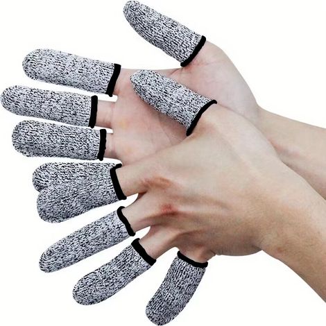 protège-doigts anti-coupure niveau gants confortables pour cuisine jardin bricolage sculpture protection doigts antidérapante 50 5 (1/5)