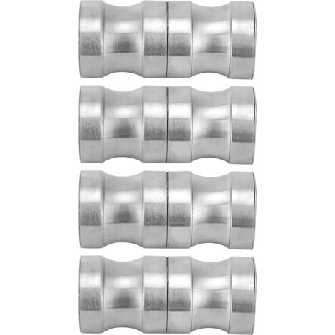 Lot de 4 poignées tirettes en inox 304 pour porte en verre douche salle bain accessoire quincaillerie (1/5)