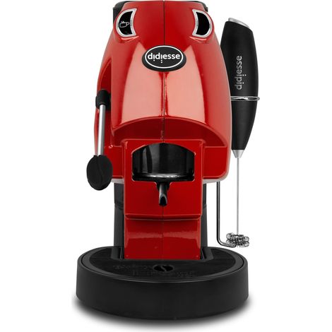 Didiesse Macchina da Caffe' Cialde 44mm Frog Baby Coffee and Tea con Frullino 650W Rosso (1/4)