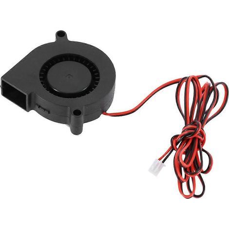 5015 24V Leiterplattenlüfter, Kühlkörper, kleiner Lüfter für 3D-Drucker – Schwarz (1/2)