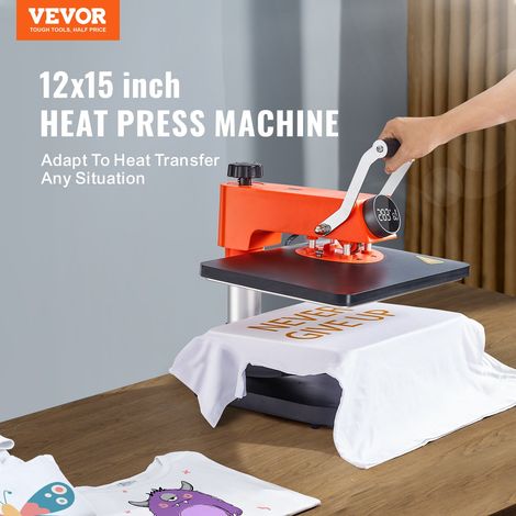Presse à Chaud 8-en-1 30,5 x 38 cm, Machine de Sublimation Textile avec Rotation à 360°, Presse à Chaleur Transfert par Sublimation… (1/5)