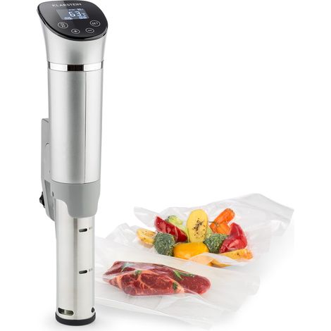 Klarstein Quickstick Flex 1300W 3D circulación 0-95 °C IPX7 temporizador plata (1/5)