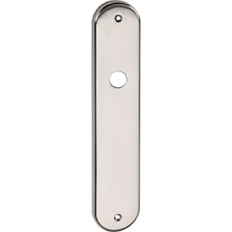 Placa montaje manilla Zamak níquel satinado 2 tornillos (1/2)