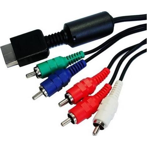 Câble AV Audio-Vidéo - PLAYSTATION - PS3 - Noir - AV composante - 100% neuf (1/2)