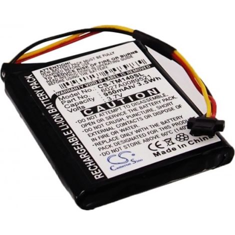 Batterie 3.7V 0.95Ah Li-ion pour TomTom One 140S, 1EK0.052.02 (1/2)