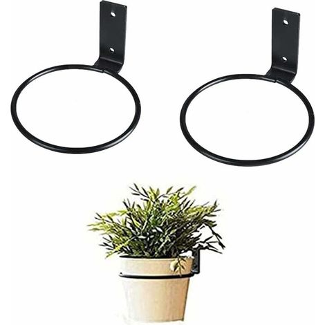 VURAHOME - 2Pcs Muraux Pour Pot De Fleurs,Supports Pot De Fleurs,Supports Pour Plantes D'Intérieur,Portes Pot De Fleurs Sur Pied (1/5)